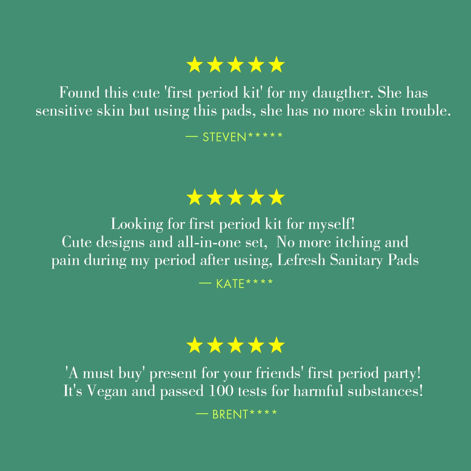 Lefresh Organic Cotton Cover Pads with Wings | Large, 48 Count | Heavy Absorbency - Unscented - Vegan - Chlorine Free - Ultra Thin Pads for Women